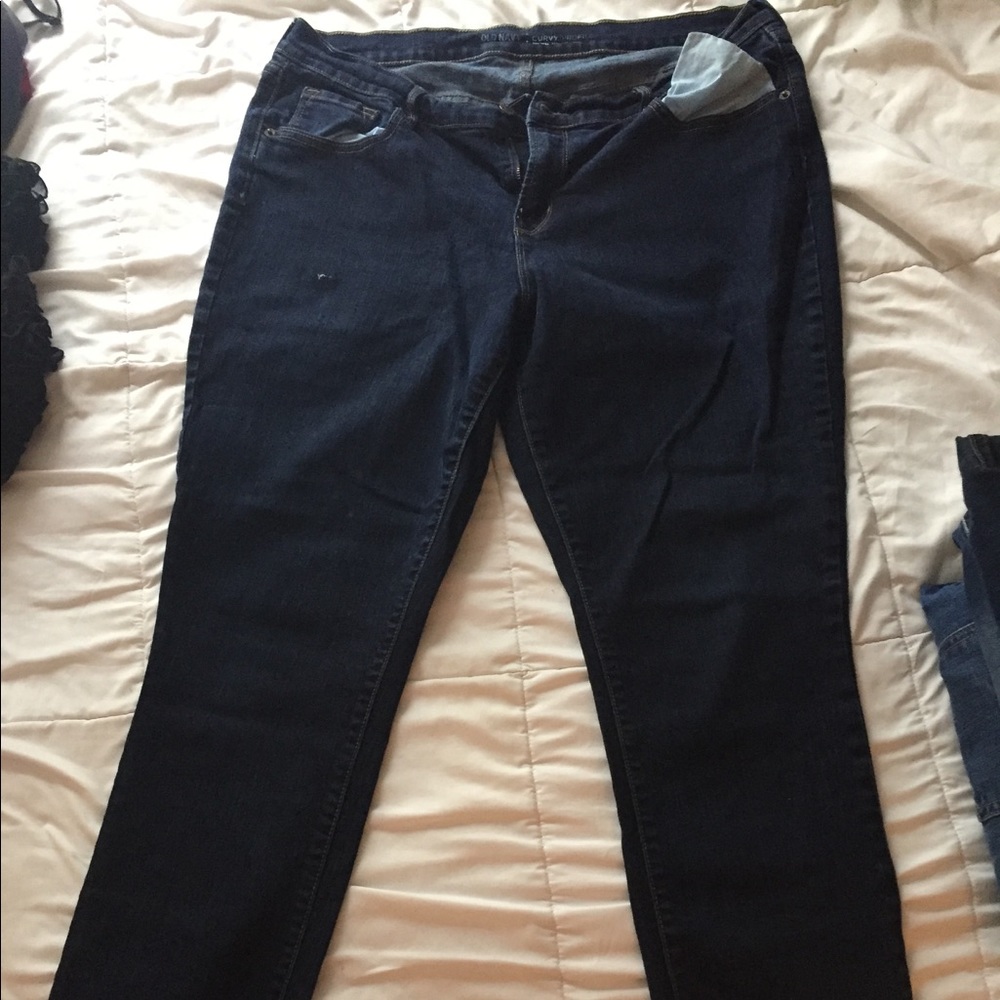 Old Navy Curvy Profile Mid-Rise Jeans Size 16 Long